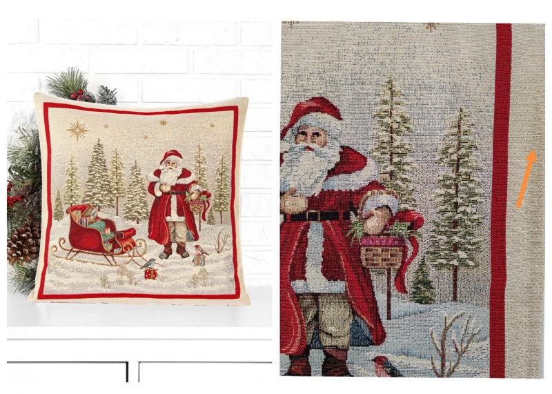 Outlet Дед Мороз в волшебном лесу Наволочка 45х45 см 2518611