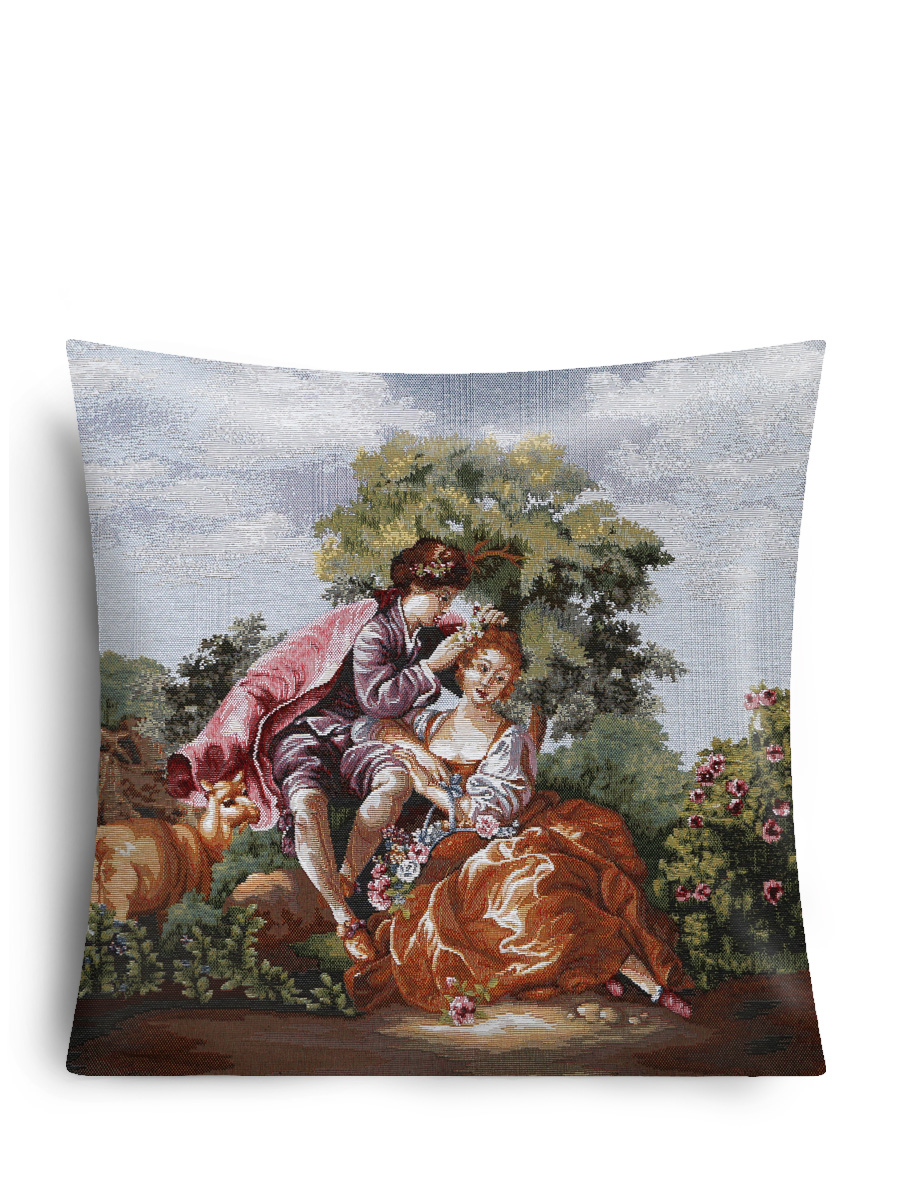 Старый Париж Пастораль Наволочка 45х45 см 2517170 Песочный