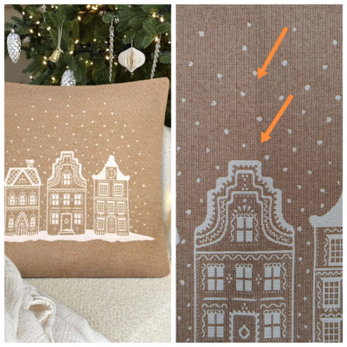 Outlet Нидерланды беж/бел Наволочка 45х45 см 2518620 б/л