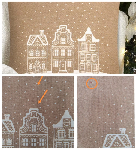 Outlet Нидерланды беж/бел Наволочка 45х45 см 2518620 б/л
