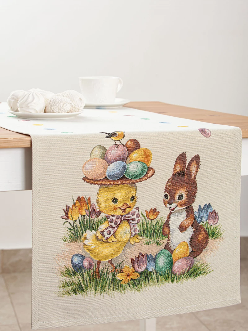 РАСПРОДАЖА Крашенки Салфетка 44х140 см 05023