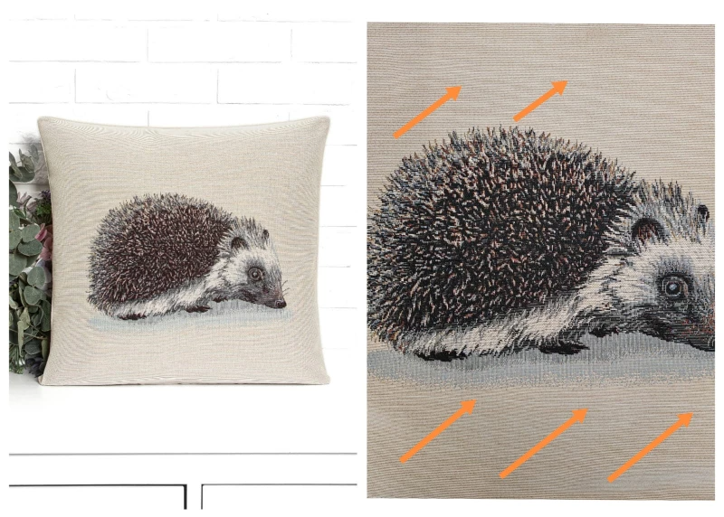 Outlet Лес Ежик светлый фон Наволочка 45х45 см 2518424 NEW