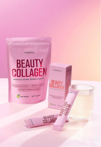 Концентрат коллагенового напитка с гиалуроновой кислотой и биотином в стиках Collagen Beauty