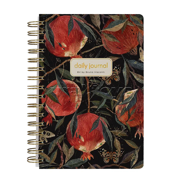 Ежедневник на золотом гребне «Cute diary» А5, BV, 136 л,