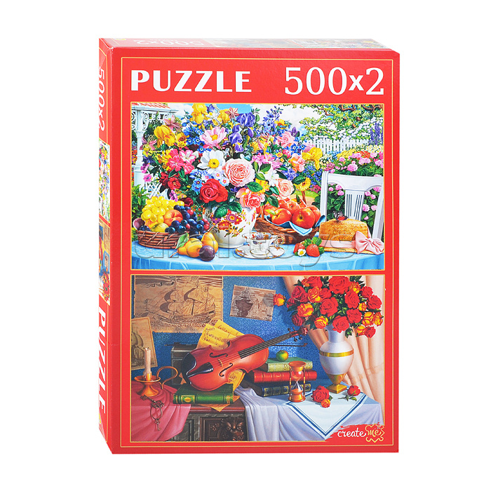Наборы пазлов 2в1 (500+500)