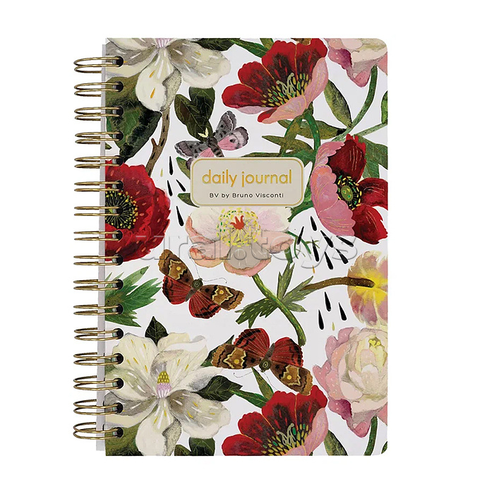 Ежедневник на золотом гребне «Cute diary» А5, BV, 136 л,