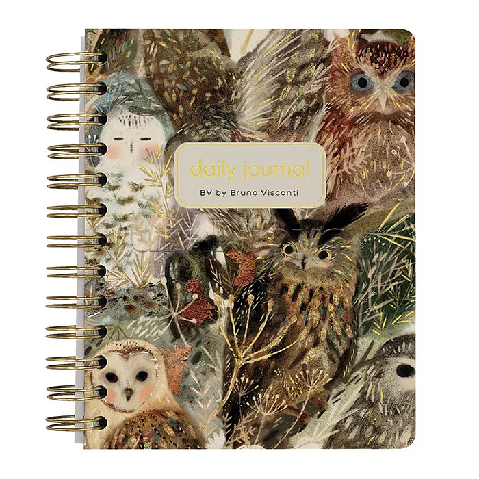 Ежедневник на золотом гребне «Cute Diary» А6, Bv, 136 л,