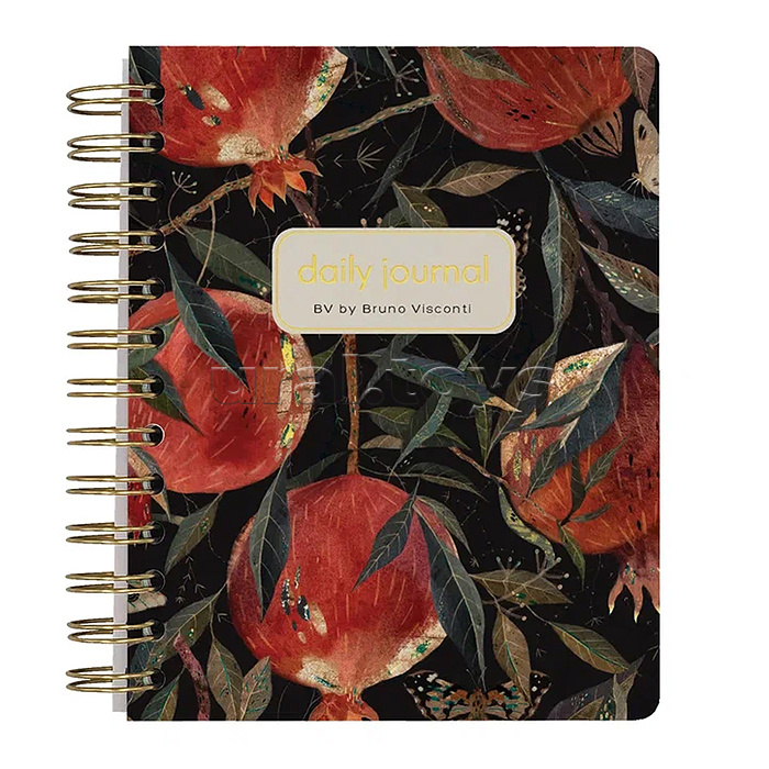 Ежедневник на золотом гребне «Cute diary» А6, BV, 136 л,