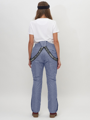 Полукомбинезон брюки горнолыжные женские серого цвета 55223Sr