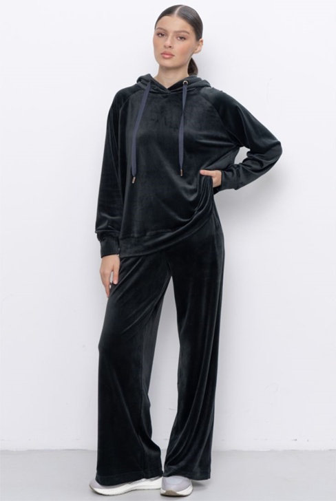 БРЮКИ ЖЕНСКИЕ арт. 5507W-50103.2H-227 Графитовый|170-
