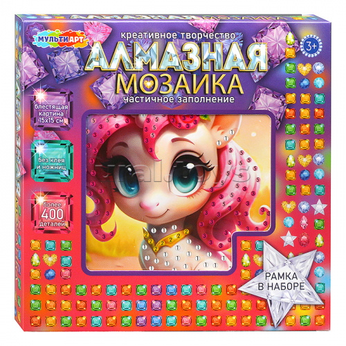 Алмазная мозаика 15*15 