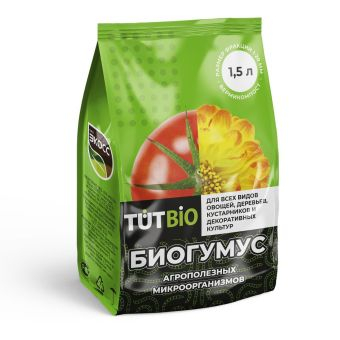 уд. Биогумус ТУТБИО, гранулы 1,5 л ЭКОСС-25 /10шт ЛЕТТО