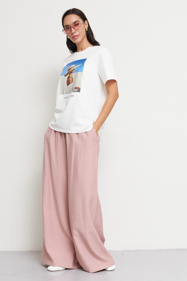 Ст.цена 2990р 70328 Брюки розовый