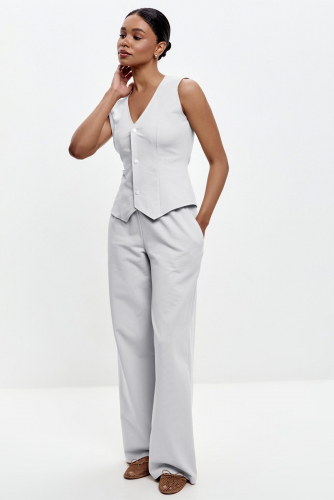 Костюм (Брюки+Жакет) EZANNA, 1126245 W1Ks395F2 Пепельный