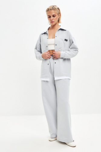 Брюки EZANNA, 1126201 W1Br382F2 Пепельный