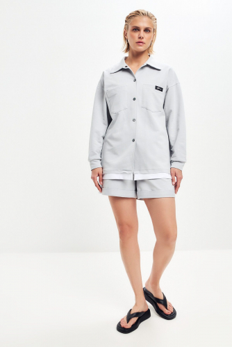 Шорты EZANNA, 1126204 W1Sh389F2 Пепельный