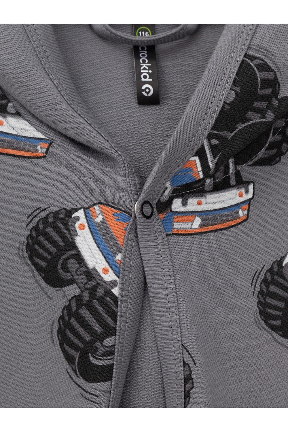 Crockid Халат К 5763 серый, гонки Crockid