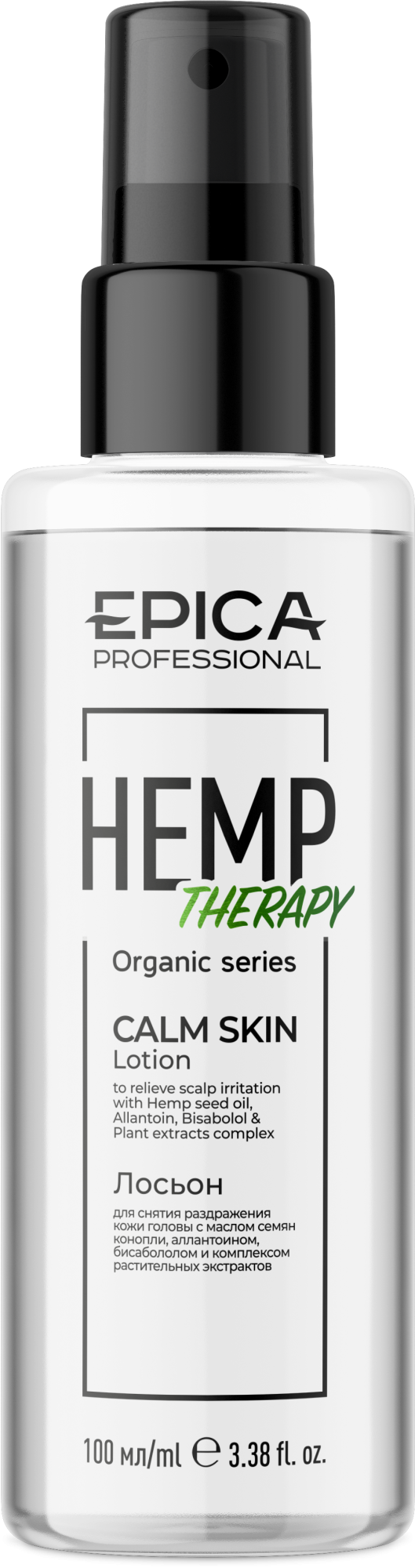 Лосьон для снятия раздражения кожи головы «HEMP THERAPY Organic», 100 мл