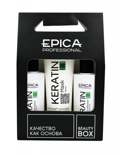 Набор Keratin Pro (шампунь 250мл+кондиционер 250мл+маска 250мл)