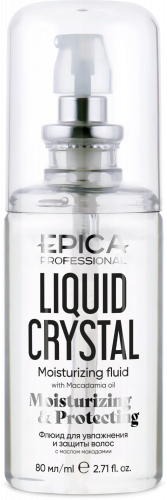 Флюид для увлажнения и защиты сухих волос «LIQUID CRISTAL», 80 мл