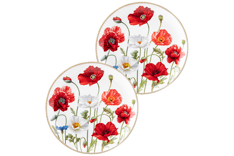 БЫЛО 784 руб! Набор тарелок 2 пр.16*16*2 см,