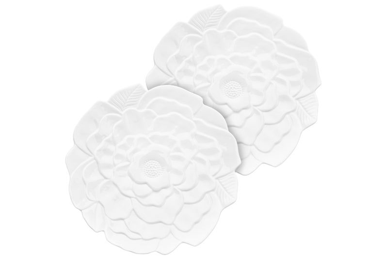 БЫЛО 1233 руб! Набор тарелок 2 пр. 25,5*25,5*2,5 см