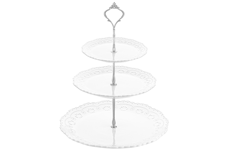 БЫЛО 1828 руб! Блюдо-этажерка 3-х ярусная 28*28*37 см