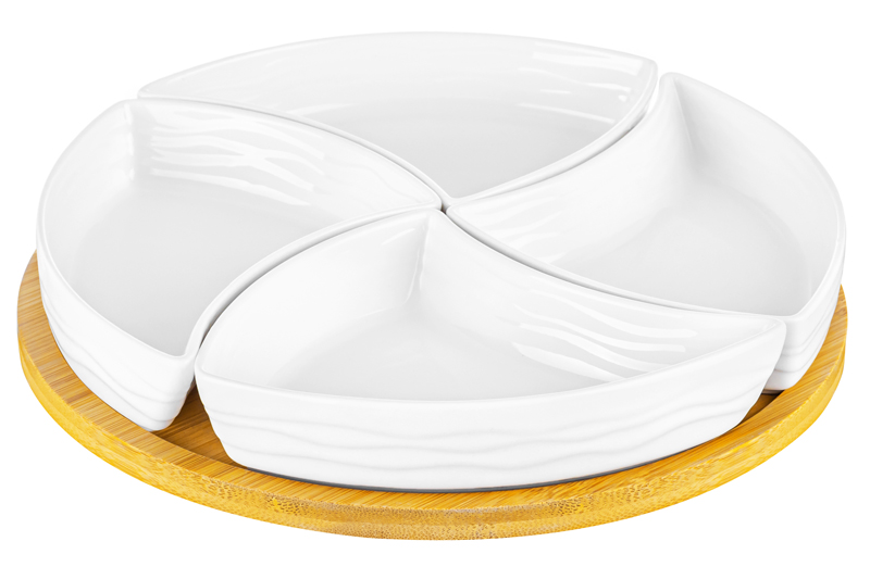 БЫЛО 1291 руб! Менажница 25*25*6 см