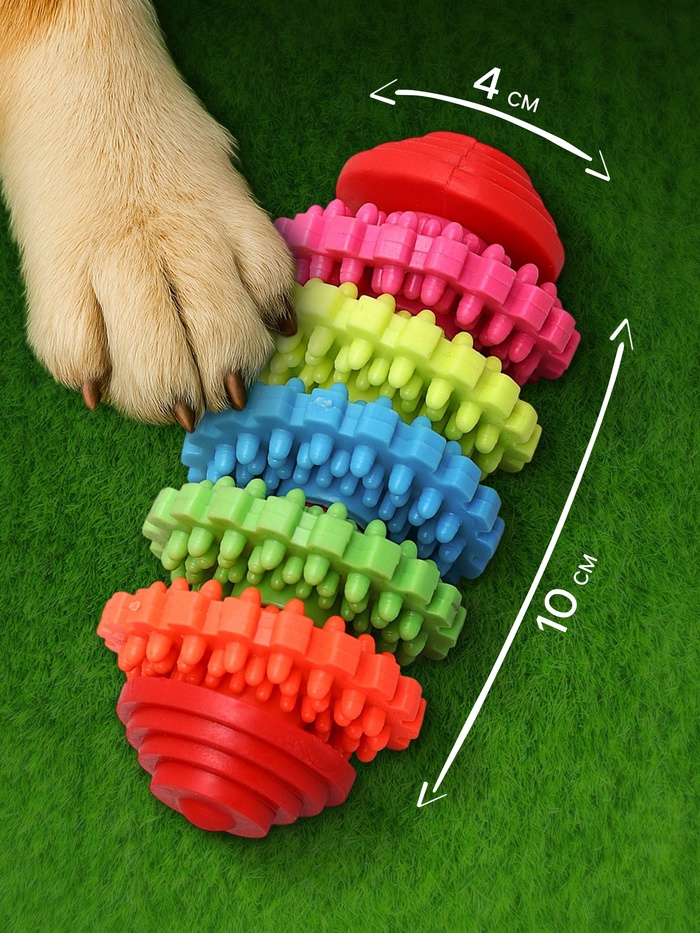 Игрушка литая «Шестеренки» (5 вращающихся колец), TPR, 10 см, микс цветов