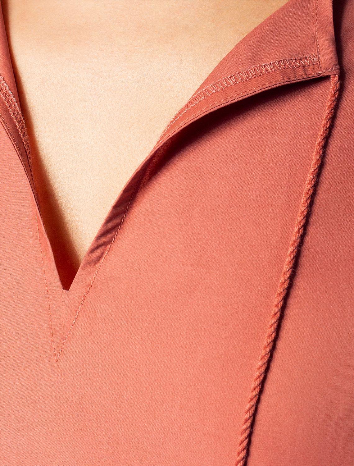 Ст.цена 3590р Платье из легкого хлопкового поплина D22.197 темно-дымчатый розовый