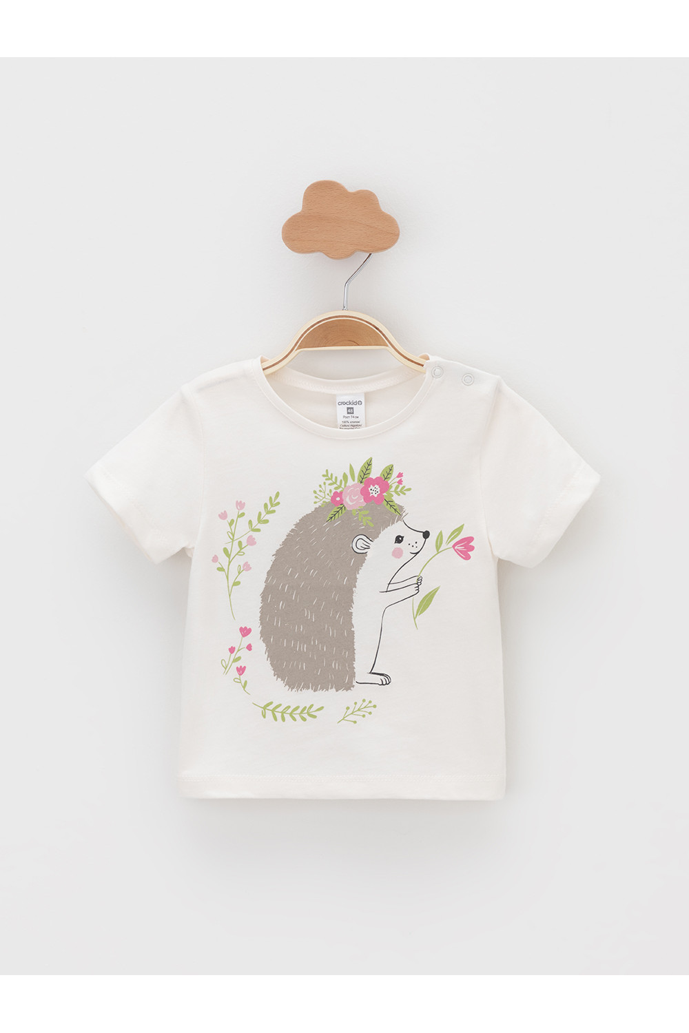 Crockid Фуфайка К 302759 белая лилия(ежик) Crockid