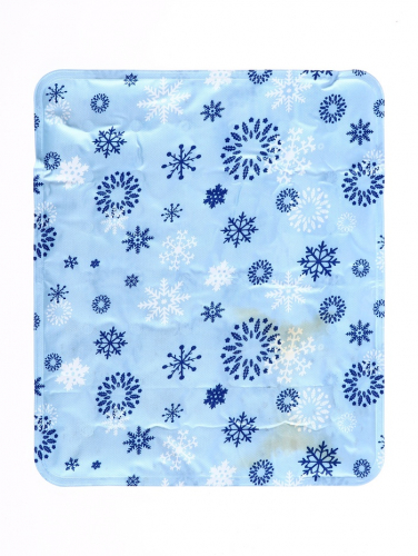 УЦЕНКА Коврик охлаждающий (гель), 65 х 50 см, снежинка