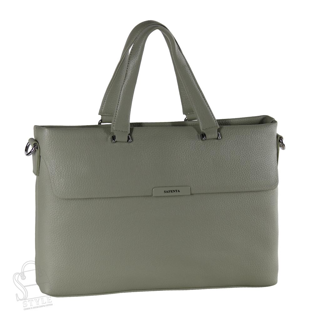 Сумка женская 593362 gray green Velina Fabbiano-Safenta в Новосибирске