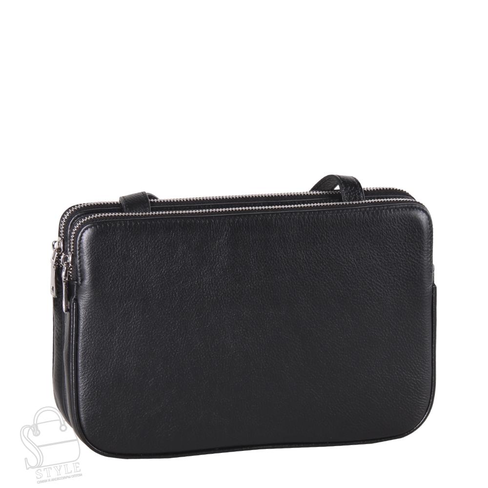 Сумка женская кожаная 3618VG black Vitelli Grassi
