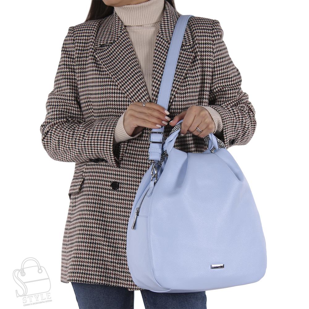 Рюкзак женский 6213-1 blue Velina Fabbiano-Safenta/30