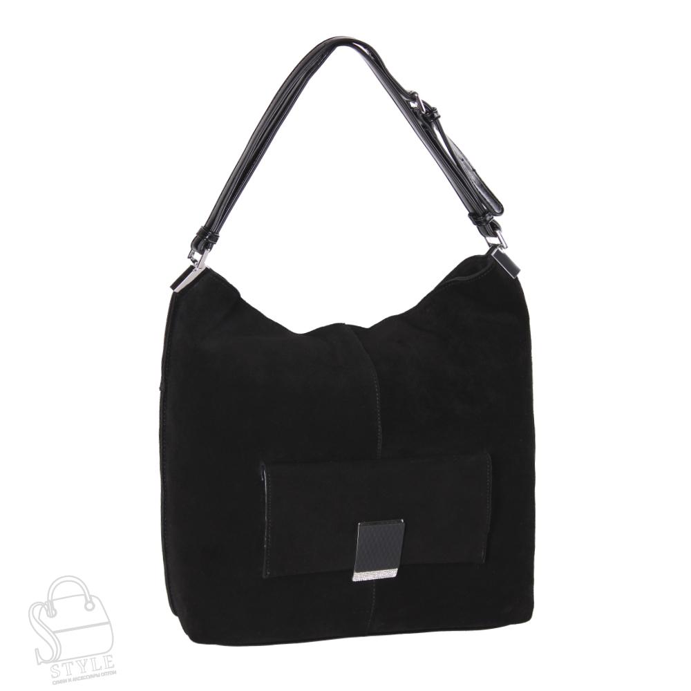 Сумка женская кожаная 99505AA black Velina Fabbiano-Safenta