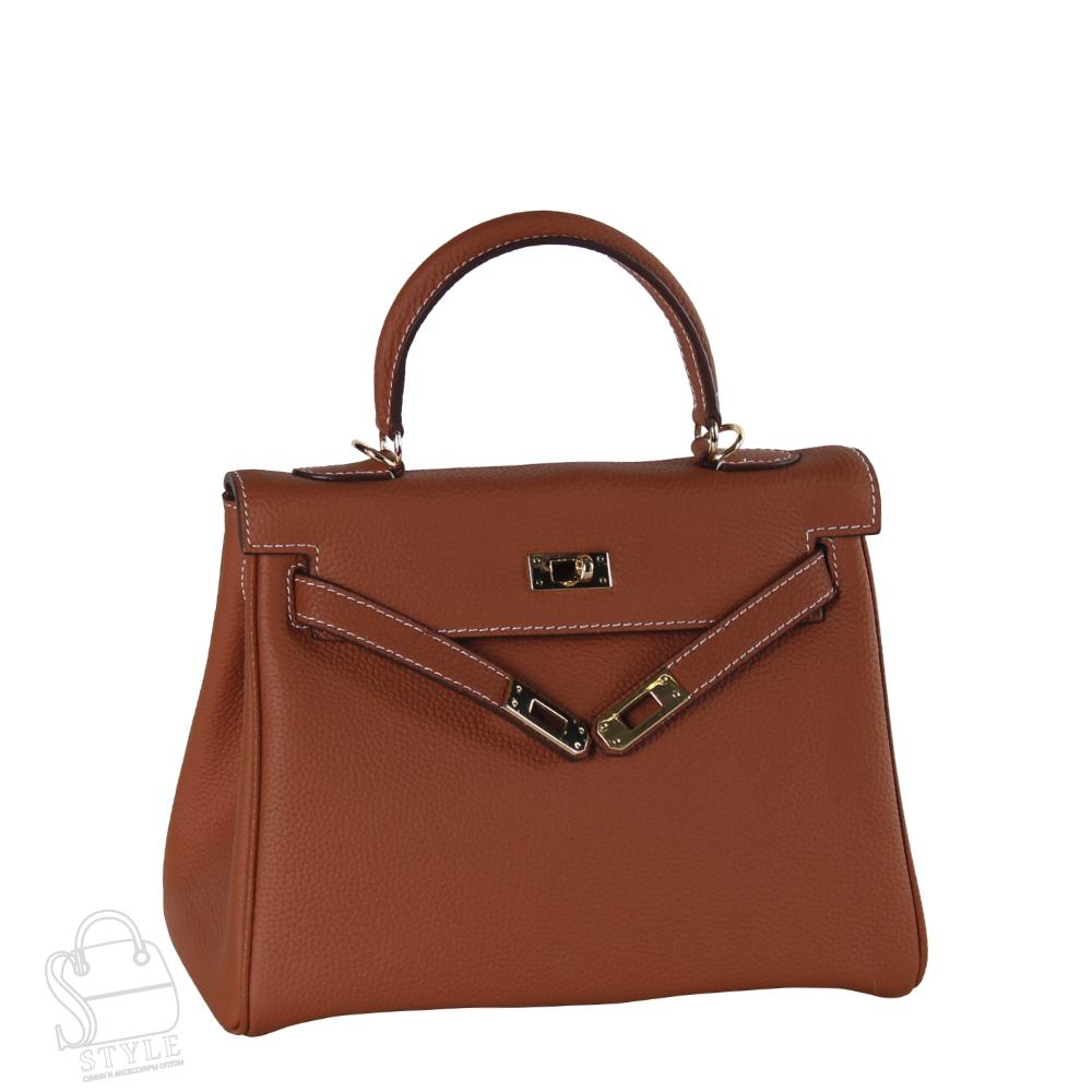 Сумка женская кожаная 25KLVG b.brown Vitelli Grassi
