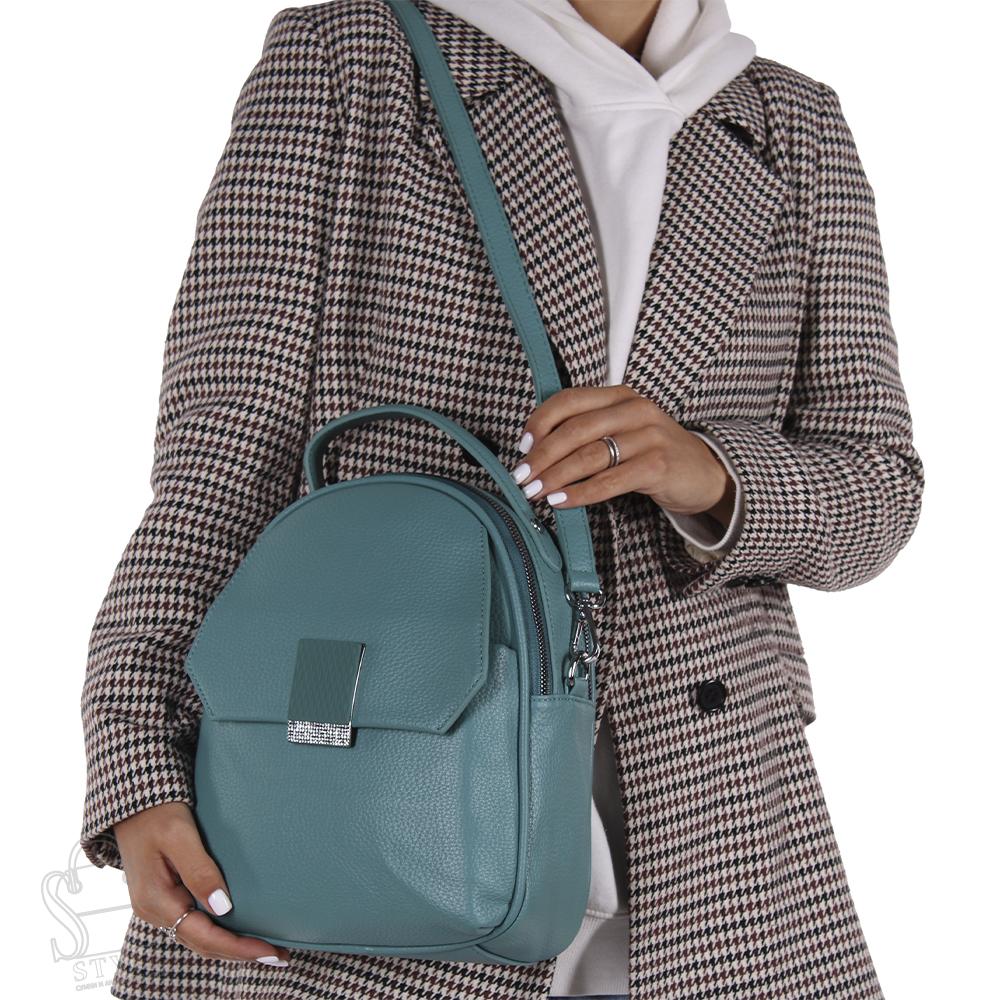 Рюкзак женский 69162 d.green Velina Fabbiano-Safenta/30 в Новосибирске