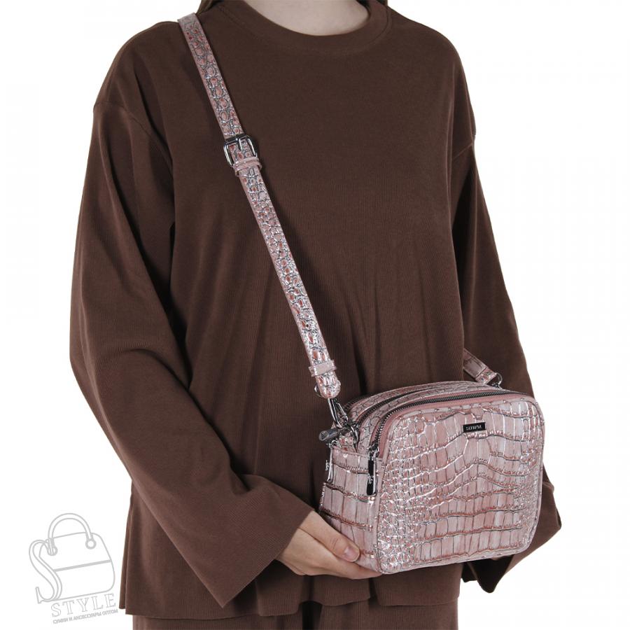 Сумка женская 270129-3 pink Velina Fabbiano-Safenta/50 в Новосибирске