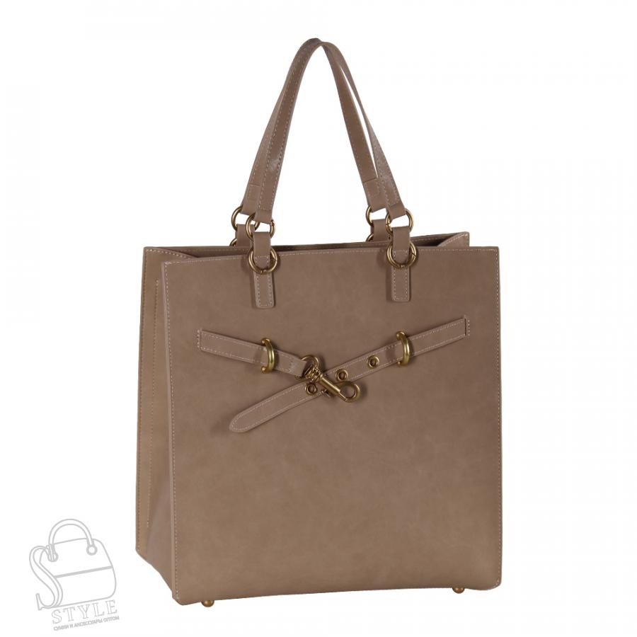 Сумка женская кожаная 1392TH r.apricot Polina&Eiterou