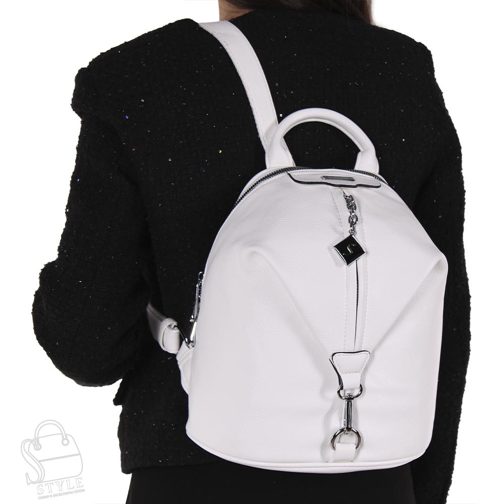 Рюкзак женский 69137-1 white Velina Fabbiano-Safenta/30 в Новосибирске