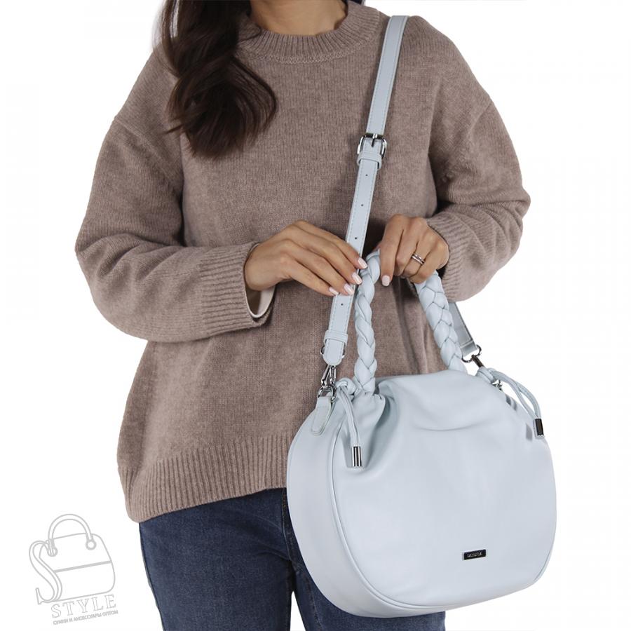 Сумка женская 593392 blue Velina Fabbiano-Safenta/50 в Новосибирске