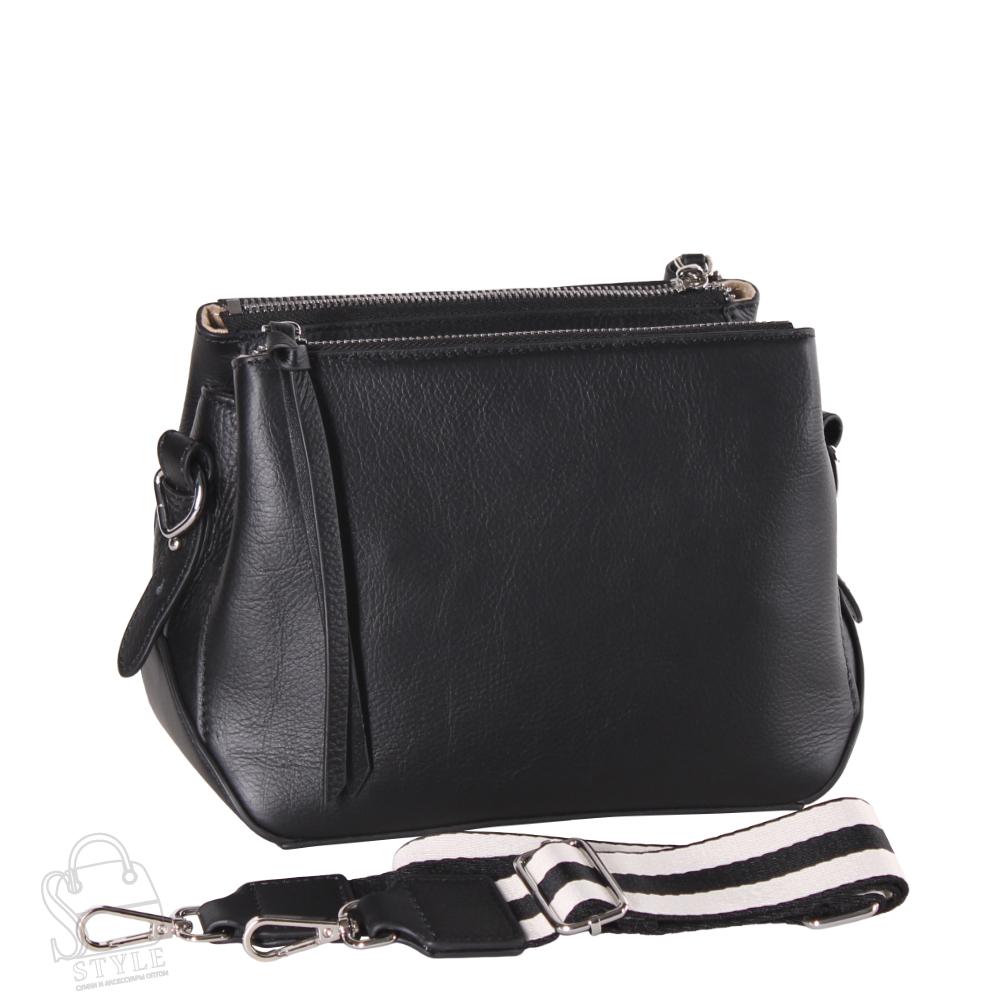 Сумка женская кожаная 79022NN black Natale Navetta