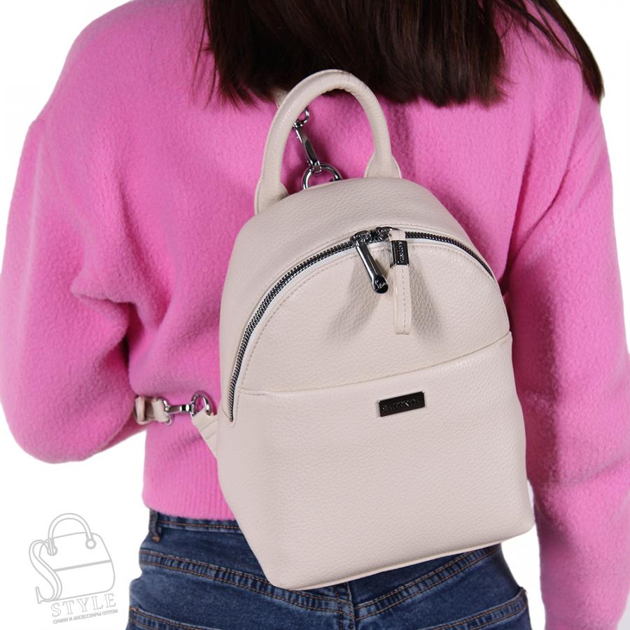 Рюкзак женский 69149 beige Velina Fabbianno-Safenta/30 в Новосибирске
