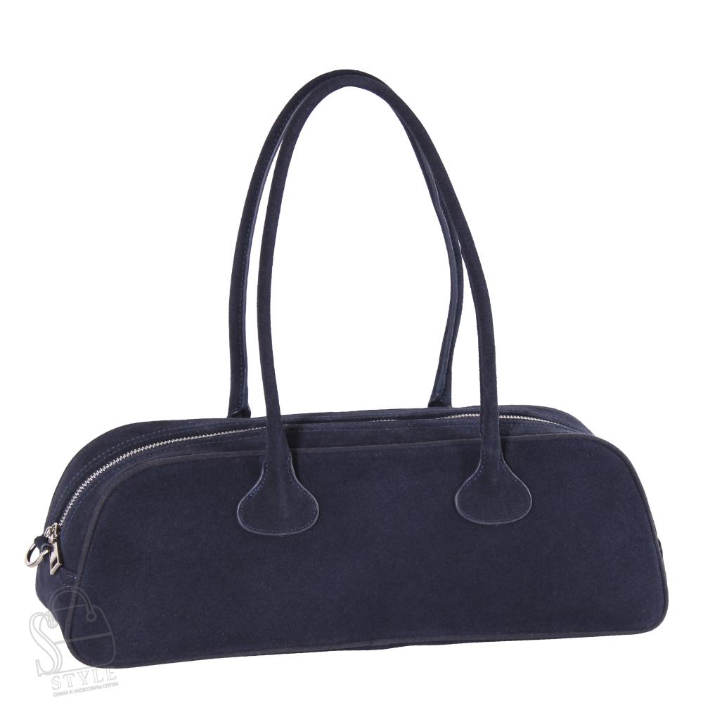 Сумка женская кожаная 8636VGAA d.blue Vitelli Grassi