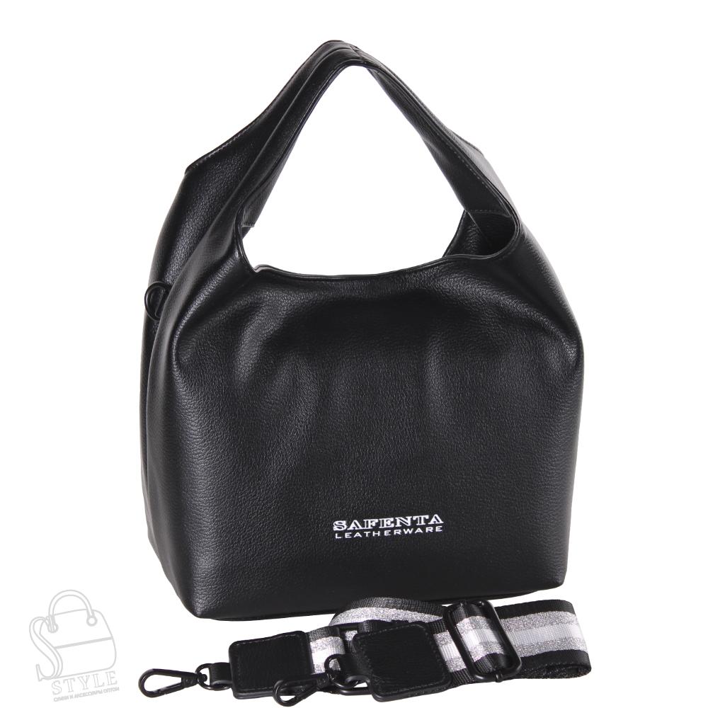 Сумка женская 5184 black Velina Fabbiano-Safenta в Новосибирске