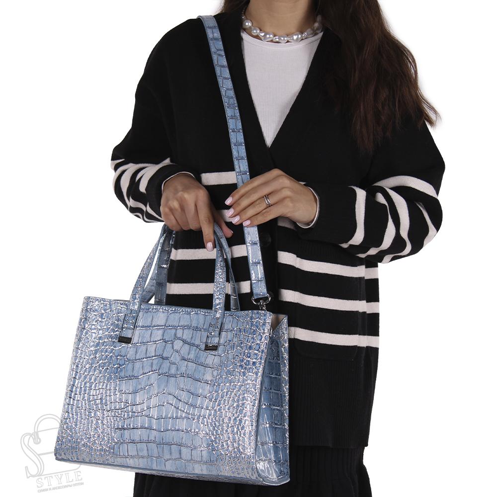 Сумка женская 593372-1 blue Velina Fabbiano-Safenta/50