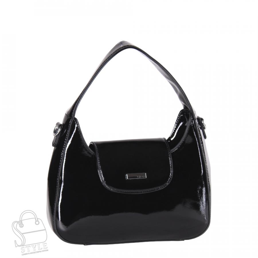 Сумка женская кожаная 9148 black Velina Fabbiano-Safenta