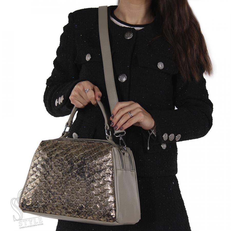 Сумка женская 592905-13 olive green Velina Fabbiano-Safenta/30
