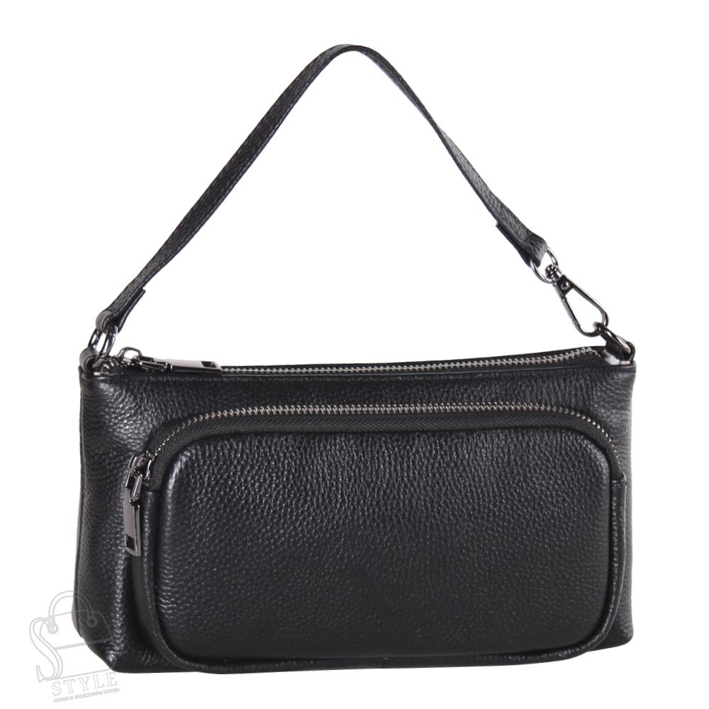 Сумка женская кожаная 9034NN black Natale Navetta
